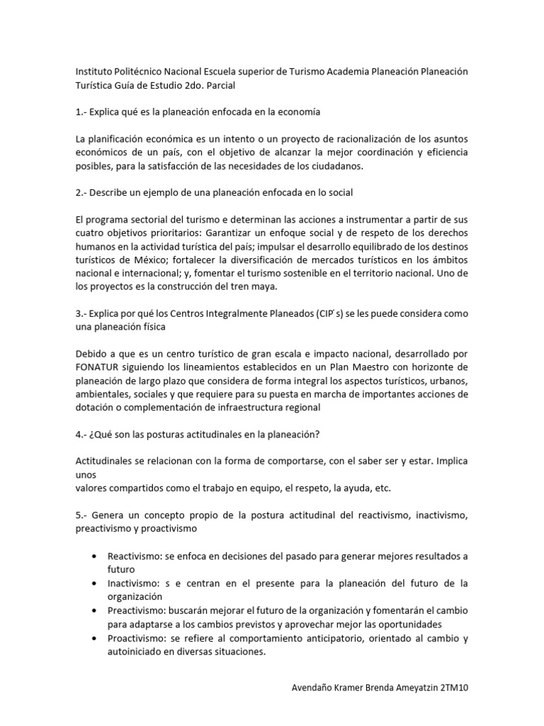 Guia de Estudio | PDF | Planificación | Planificación estratégica