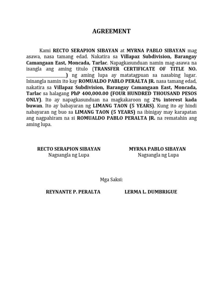 AGREEMENT PDF