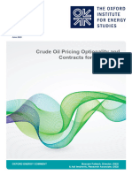 Crue Oil Pricing Optionality and Contracts For Difference