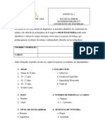 Anexo 1. Encuesta Perfil Sociodemográfico y Condiciones de Seguridad