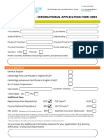 Ibat - International Application Form 2023