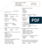 Concurrencia Vocálica para Primer Grado de Secundaria