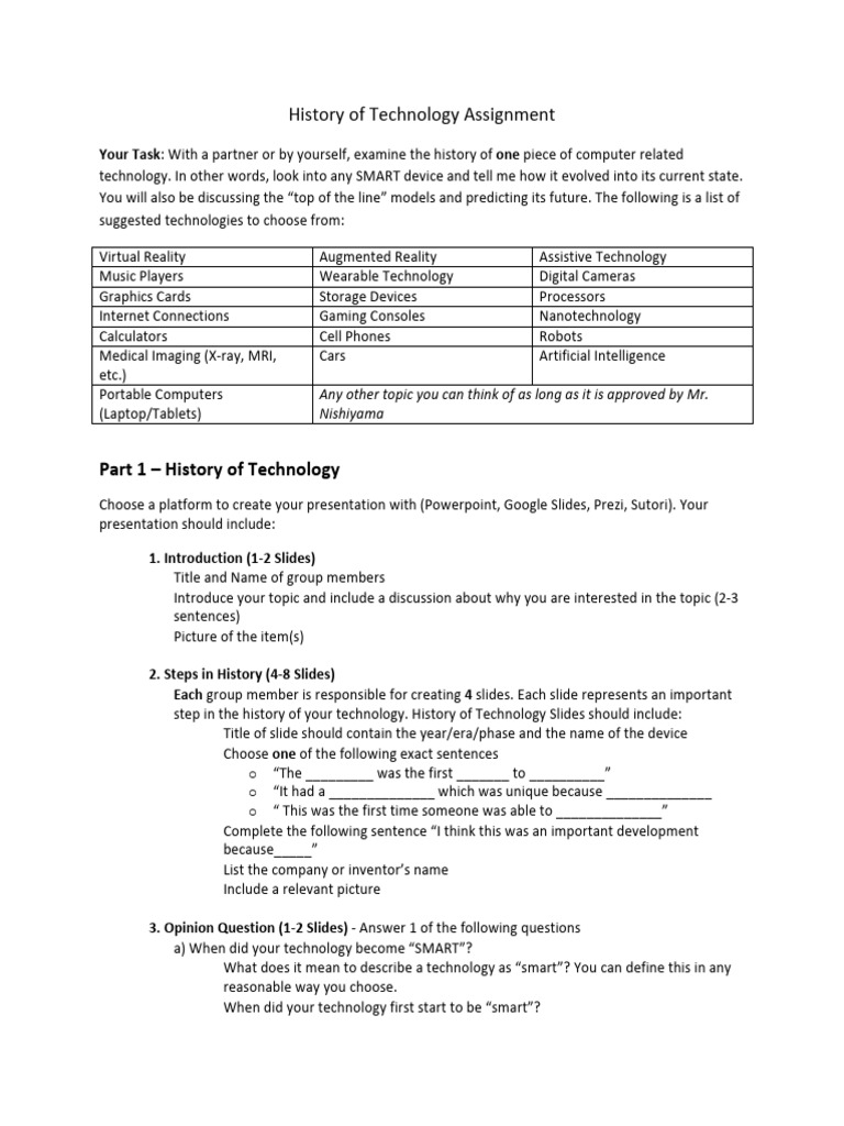 History of Computer Technology Evolution | PDF | Laptop | Cyberspace