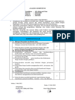 Analisis Kompetensi Semester 1