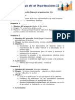 4 Resumenes de Proyecto Etapa de Organizacion