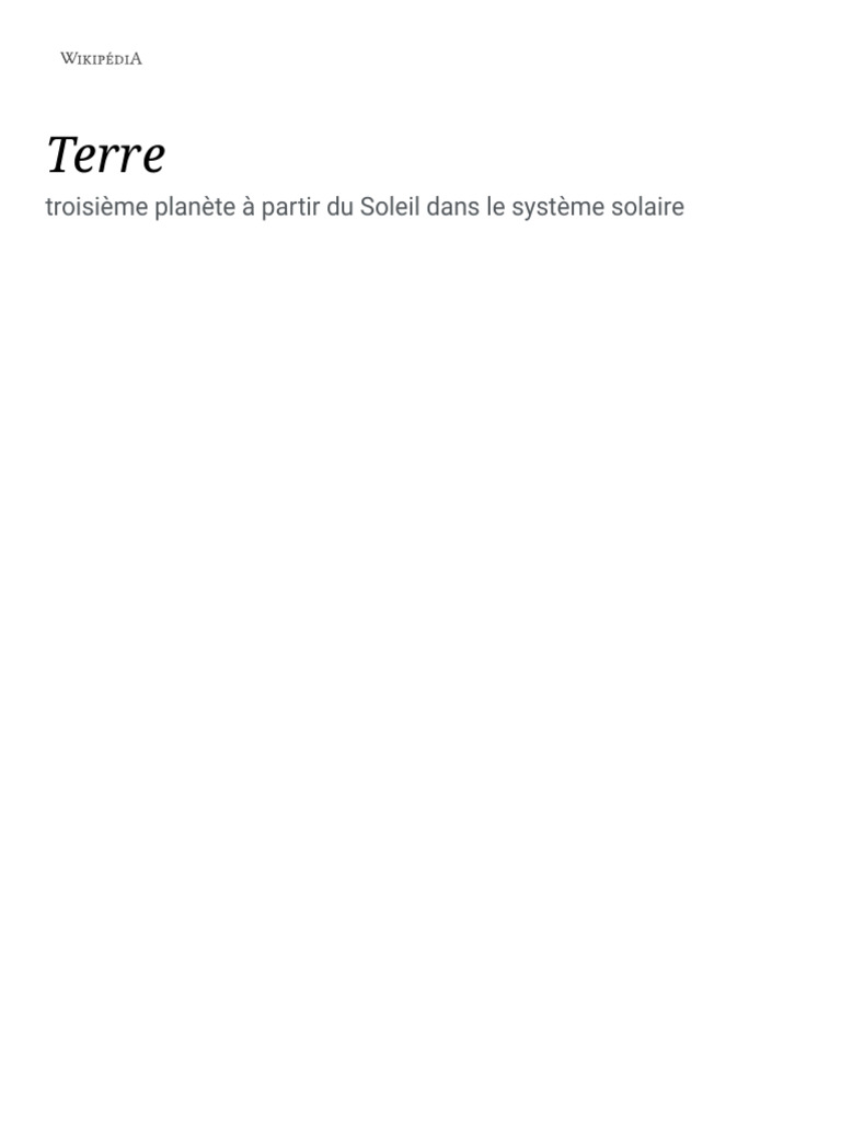 Terre PDF