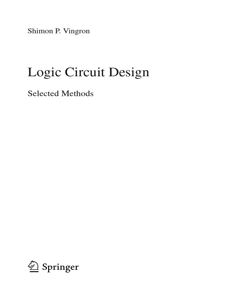 Logic Circuit Design - Selected Methods Circuit Diagram