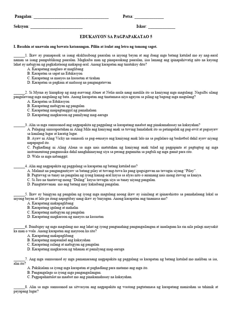 Esp 5 - Q2 - 3 | PDF
