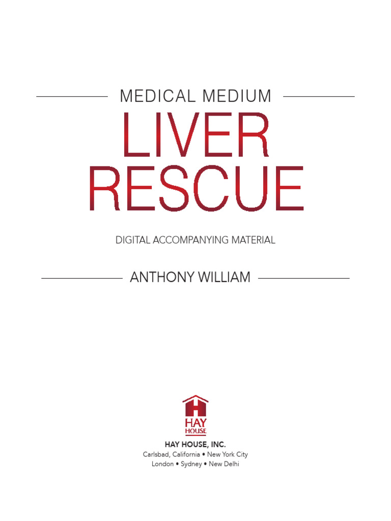 Liver Rescue Pdf Free – Medical Medium Liver Rescue – WBFL