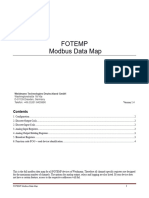 Fotemp ModbusDataMap