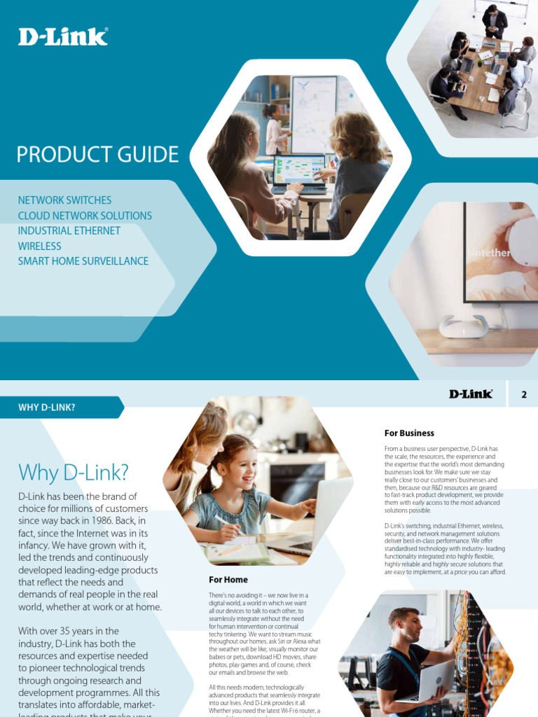 D-Link Networking Solutions Guide | PDF | Network Switch | Wi Fi