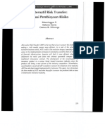 Aiternatif Risk Transfer: Solusi Pembiayaan Risiko: Moeninggar S. Salusra Satria Gomos B. Silitonga