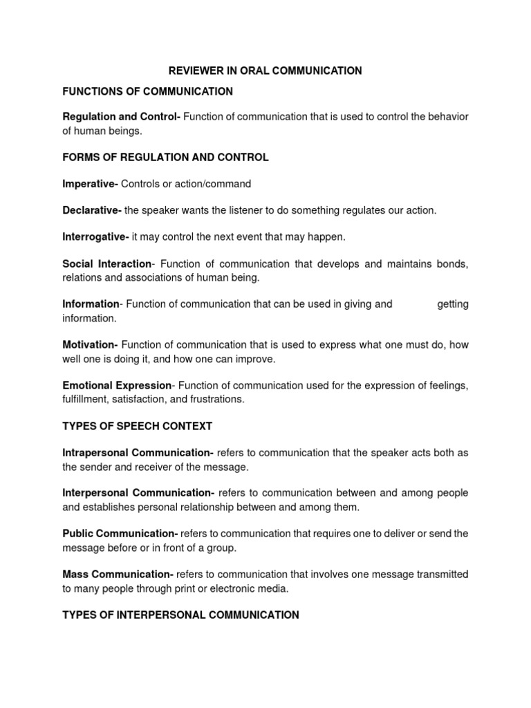 What Is Writing Patterns In Oral Communication