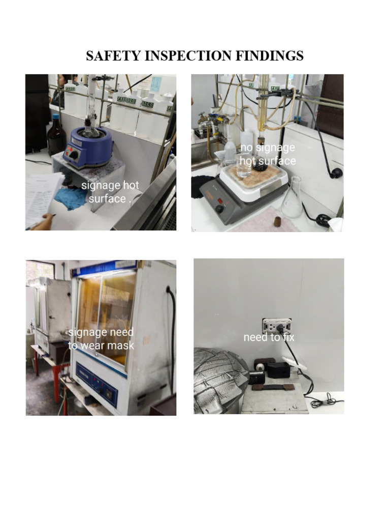 Safety Inspection Findings PDF