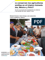 11. Conservación Semillas Del Tropico Húmedo. Cuba, Mex. y Perú