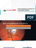 Penatalaksaaan Glaukoma Akut Di Unit Gawat Darurat