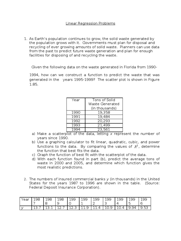 Fitting Linear and Quadratic Models | PDF | Scatter Plot | Prediction