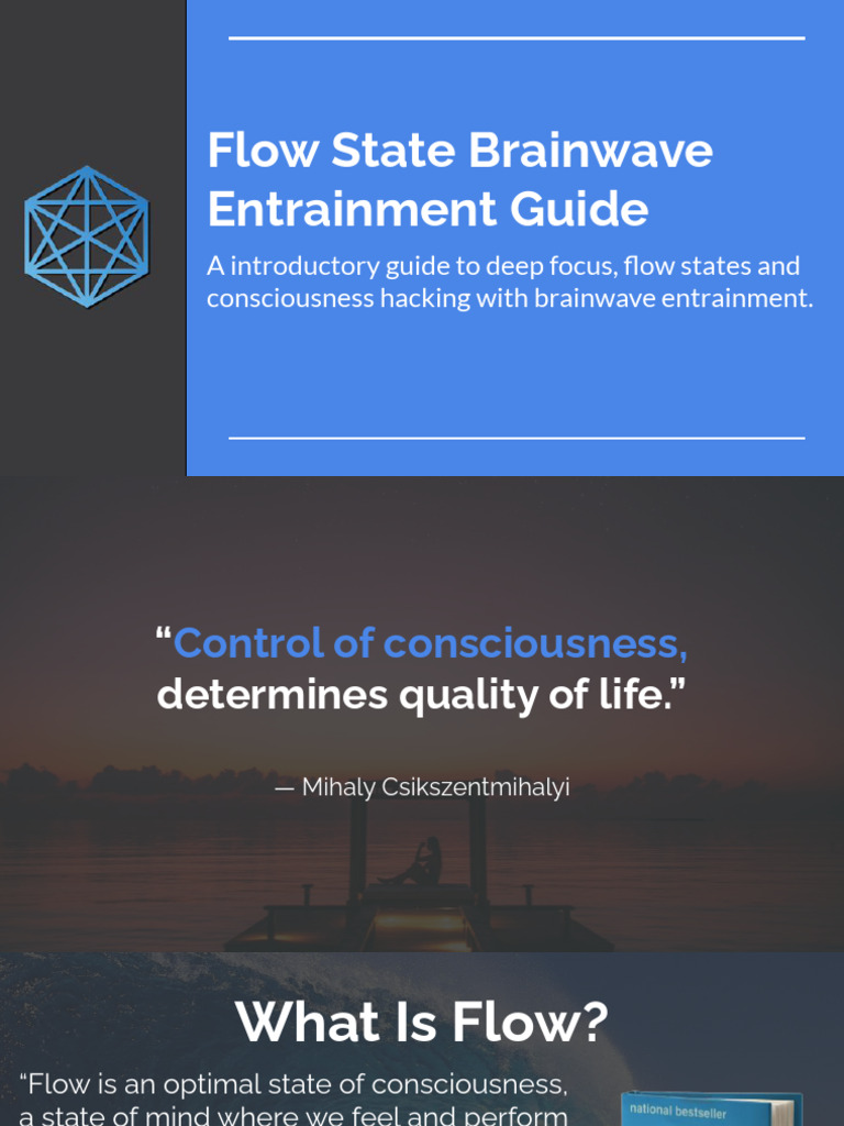 Image showcasing Unlocking Flow: Brainwave Mastery | PDF | Sleep | Flow (Psychology)