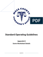 Standard Operating Guidelines: Appendix B Scene Worksheet Details