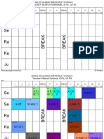 Jadwal Perguru Neww