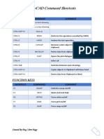 AutoCAD Command Shortcuts