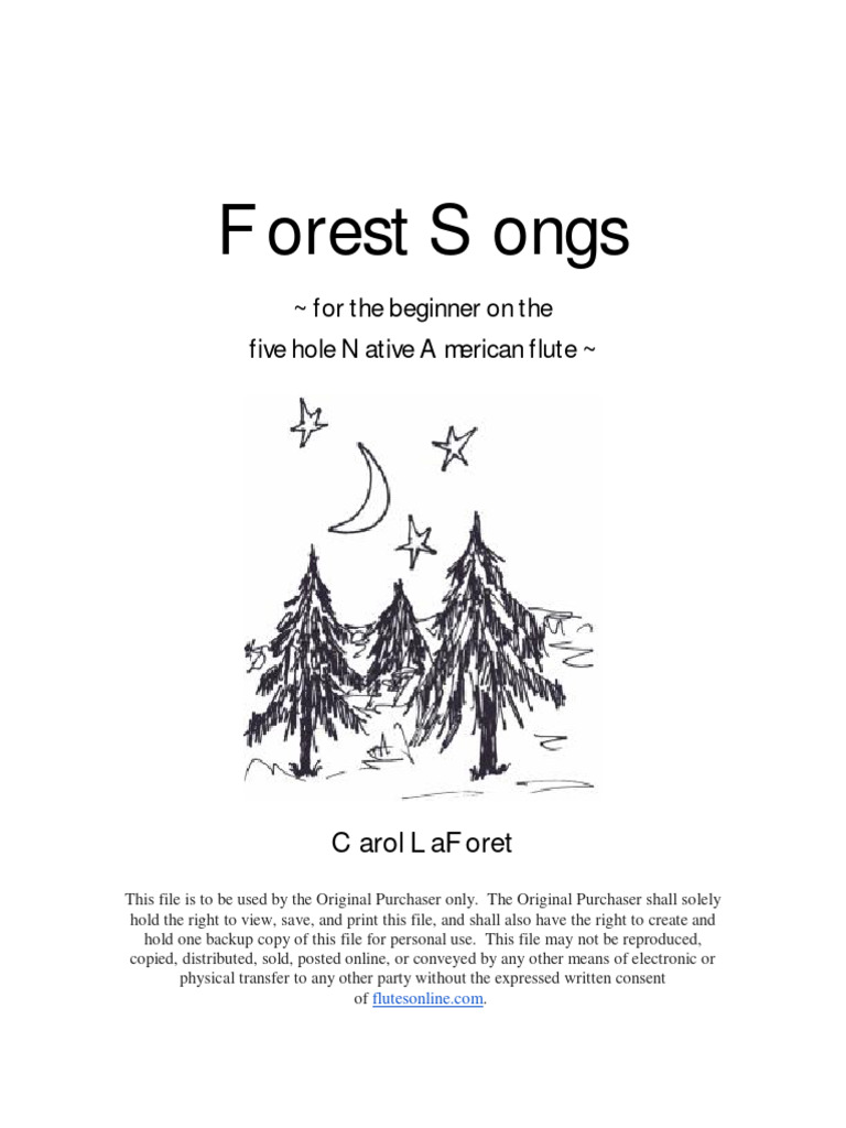 5 Forest Songs Pdf