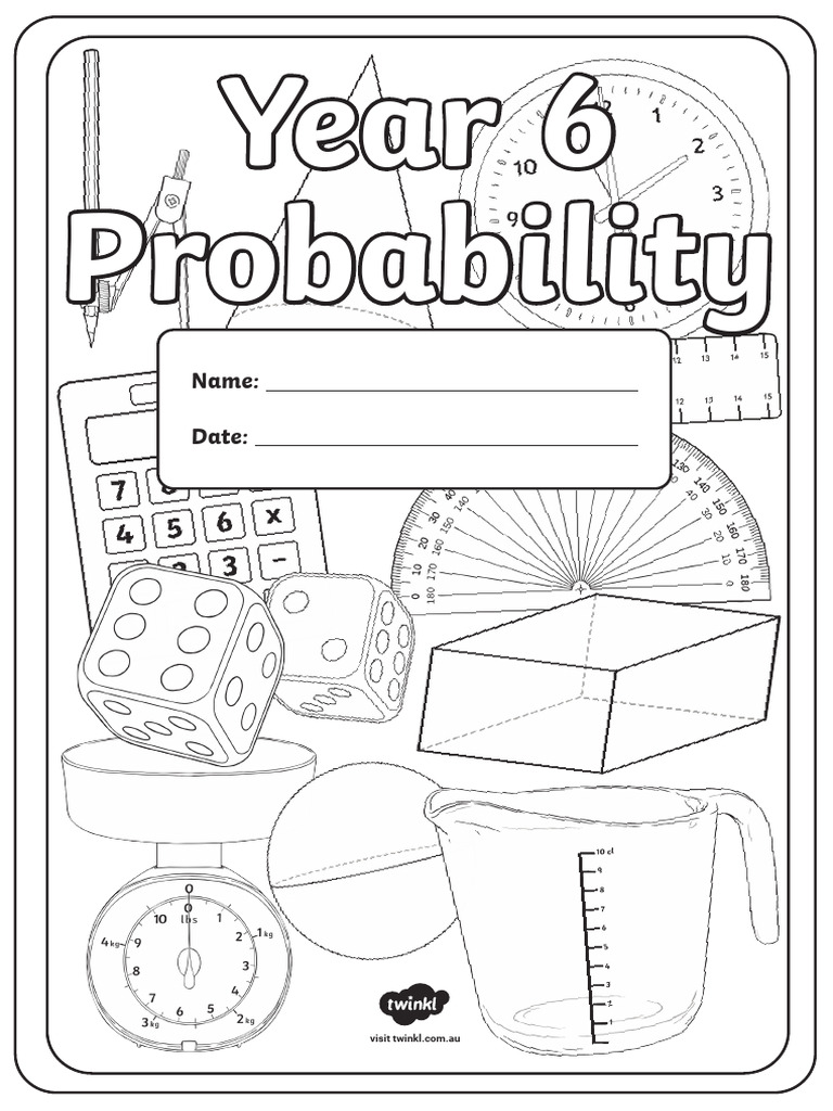 Year 6 Probability Activity Workbook | PDF