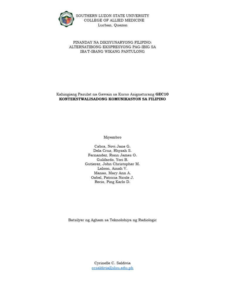 Term Paper | PDF