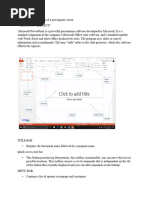 Components of MS PowerPoint Explained | PDF | Window (Computing ...