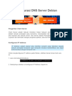 Konfigurasi DNS Server Debian