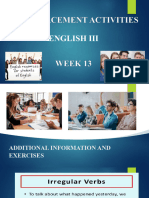 Week 13 - English - III