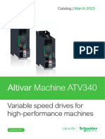 Catalog Altivar Machine ATV340 Variable Speed Drives