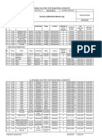 6.0 Factory Calibration Master Log - 30 Sept '23.