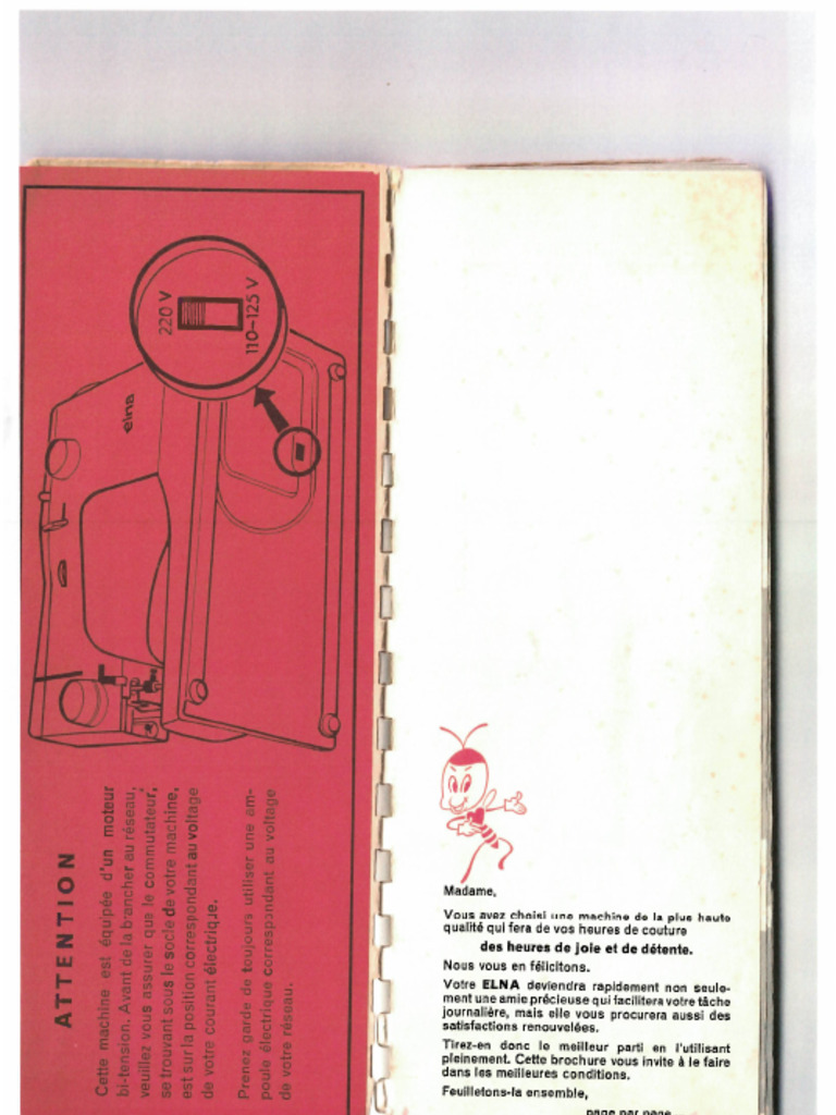 Manuel Elna Supermatic PDF