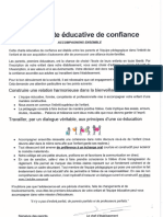 Charte educative de confiance