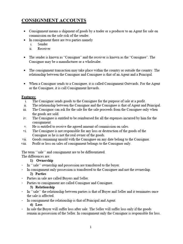 2022 Unit 5 Consignment and Joint Accounts PDF