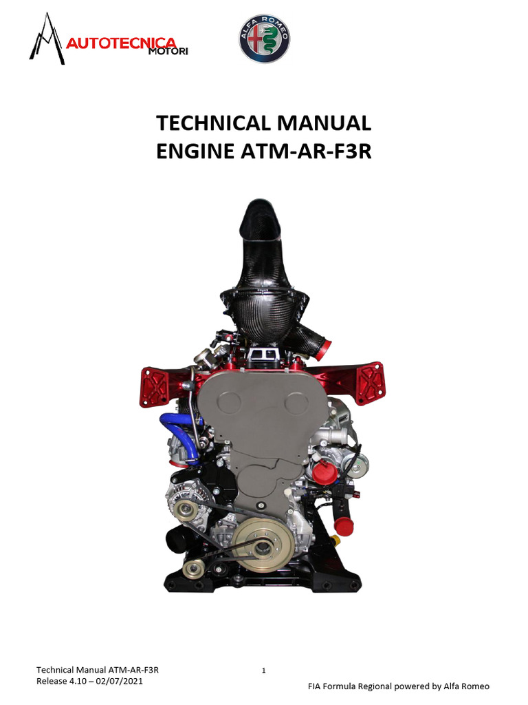 ATM-AR-F3R Engine Technical Manual | PDF