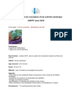 Exemple Concret de Conception D'une Activité Numérique CNFPT Mars 2019