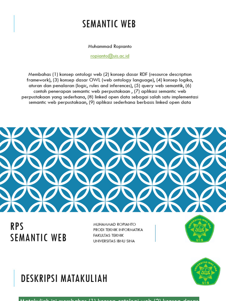 Penerapan Semantic Web dalam Perpustakaan | PDF
