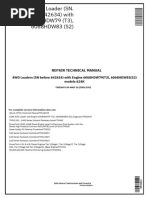 John Deere 624K 4WD Loader With Engine 6068HDW79, 6068HDW83 Service Repair Manual TM10691 - PDF Download