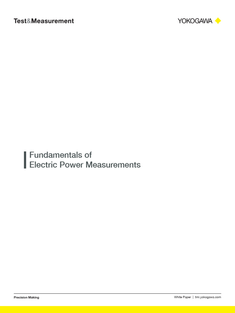 T&M Fundamentals of Electric Power Measurements White Paper v2 (HiRes ...