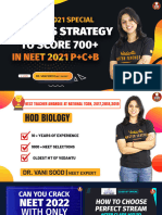 100 Days Strategy To Score 700 in NEET 2021 P C B