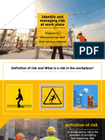 Identify and Managing Risk at Work Place