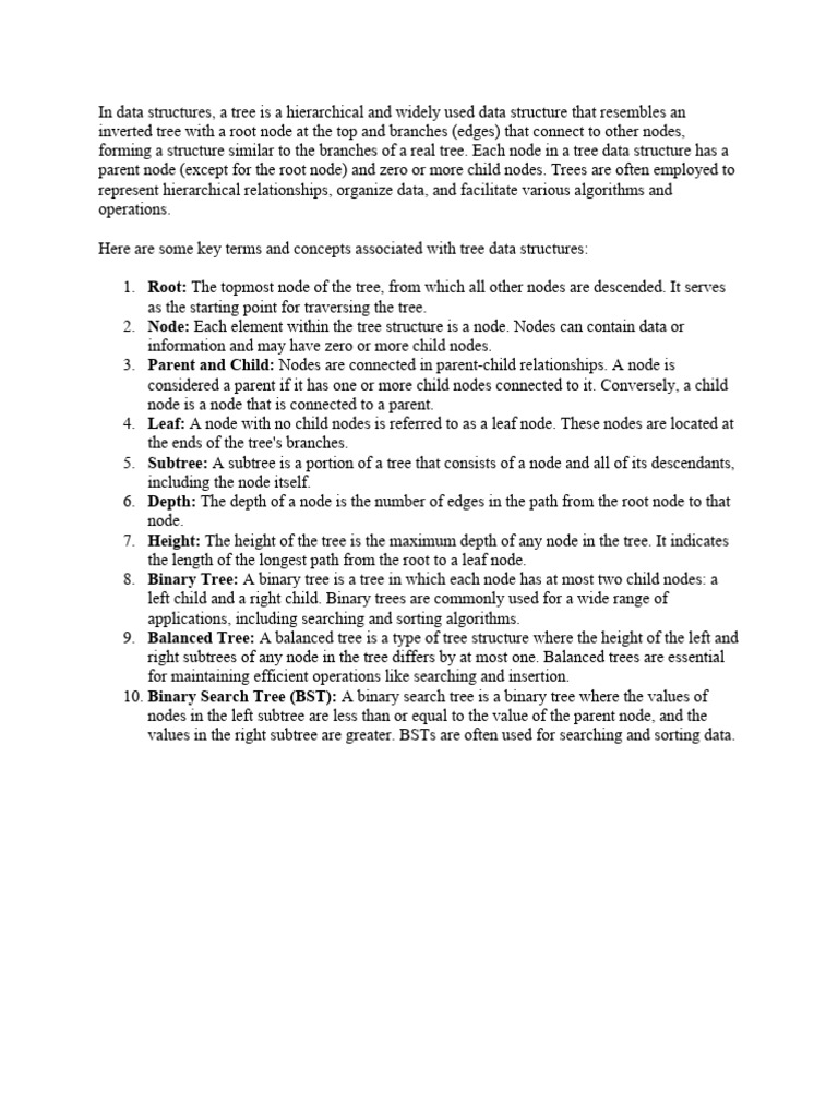 Trees pdf