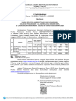 Pengumuman Hasil - Seleksi Adm - Pasca Sanggah CPNS MA 2023 - Sign