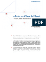 Le Bénin en Afrique de L'ouest:: Visions, Défis Et Contraintes Économiques