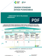 Overview Standar Akreditasi Puskesmas - JUN 2023