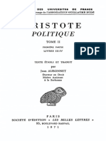 Aristote Politiques Budé II.1