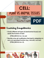 Handout 3.1 Cell Animal Vs Plant Tissue