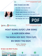 HT1-010. Hoạt động DLS và các trường hợp điển hình ADR điển hình tại BV đa khoa khu vực Thủ Đức -Trần Bảo Minh Hiền